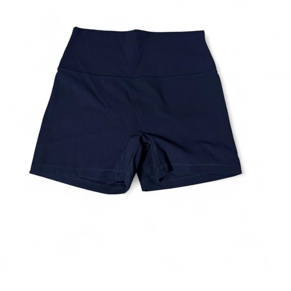 CRZ Yoga navy blue 4" high-rise athletic shorts
